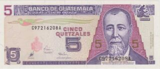 1998 - 5 Quetzales - Guatemala