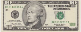 1999 - 10 Dollars - U.S.A.