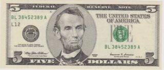 1999 - 5 Dollars - U.S.A.