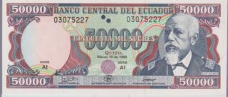 1999 - 50.000 Sucres - Ecuador
