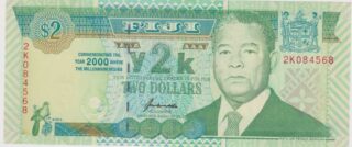 2000 - 2 Dollars - Fiji