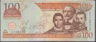 2002 - 100 Pesos Oro - Republica Dominicana