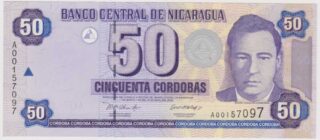 2002 - 50 Còrdobas - Nicaragua