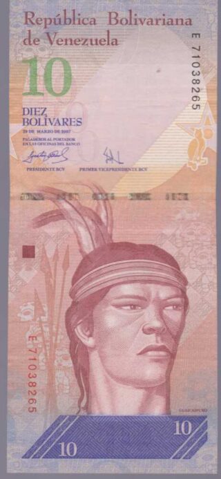 2007 - 10 Bolivares Fuerte - Venezuela