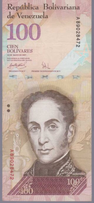 2007 - 100 Bolivares Fuerte - Venezuela