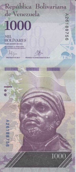 2016 - 1.000 Bolivares - Venezuela