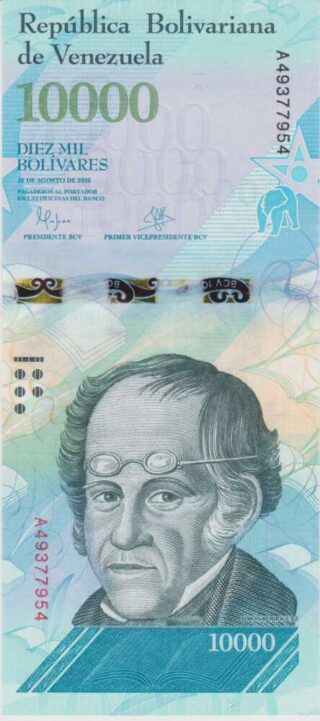 2016 - 10.000 Bolivares - Venezuela