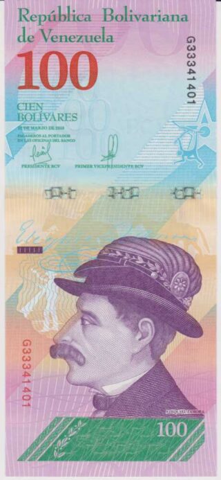 2018 - 100 Bolivares Soberanos - Venezuela