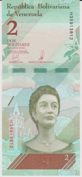 2018 - 2 Bolivares Soberanos - Venezuela