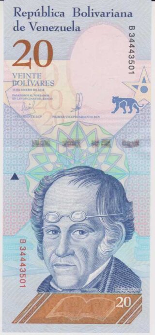 2018 - 20 Bolivares Soberanos- Venezuela