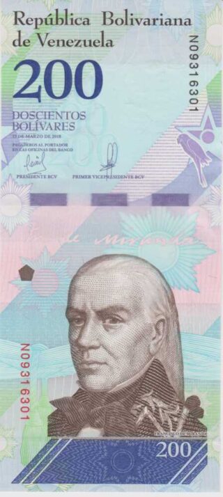 2018 - 200 Bolivares Soberanos - Venezuela