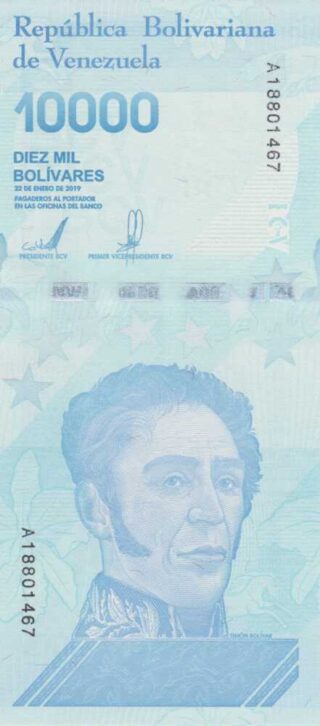 2019 - 10.000 Bolivares Soberanos- Venezuela