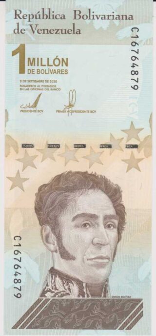 2020 - 1.000.000 Bolivares Soberanos - Venezuela