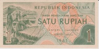 1961 - 1 Rupiah - Republic Indonesia