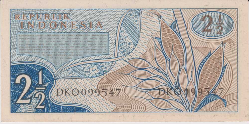 1961 - 2,50 Rupiah - Republic Indonesia - immagine 2