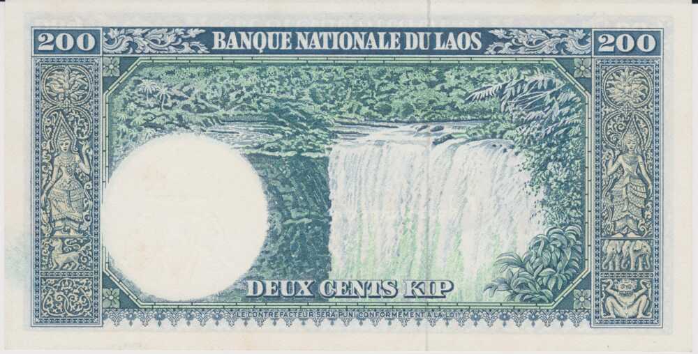 1963 - 200 Kip - Laos - immagine 2