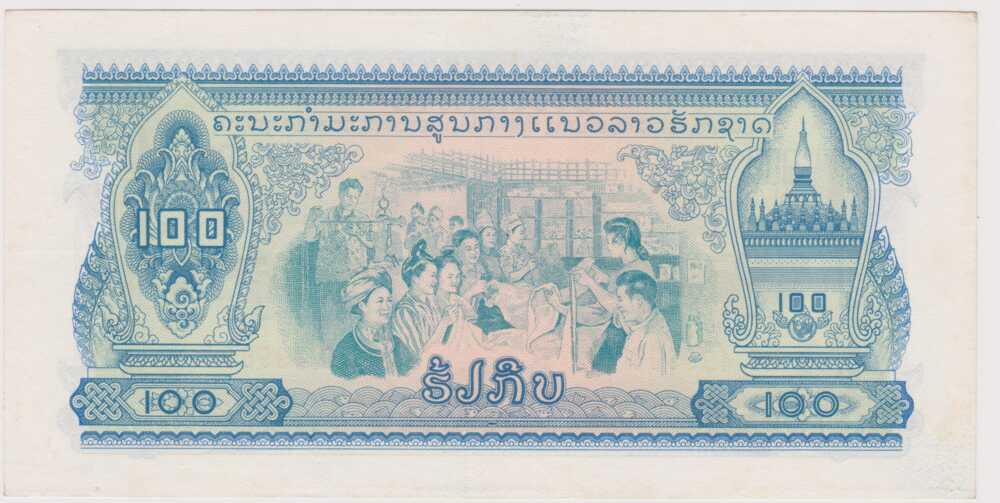 1968 - 100 Kip - Laos - immagine 2