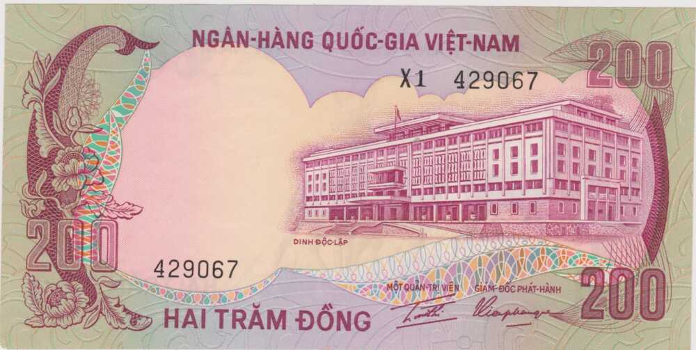 1972 - 200 Dong - Vietnam del Sud