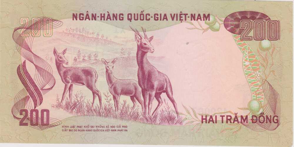 1972 - 200 Dong - Vietnam del Sud - immagine 2