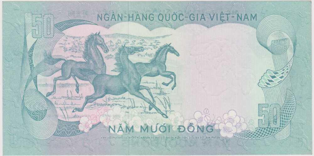 1972 - 50 Dong - Vietnam del Sud - immagine 2