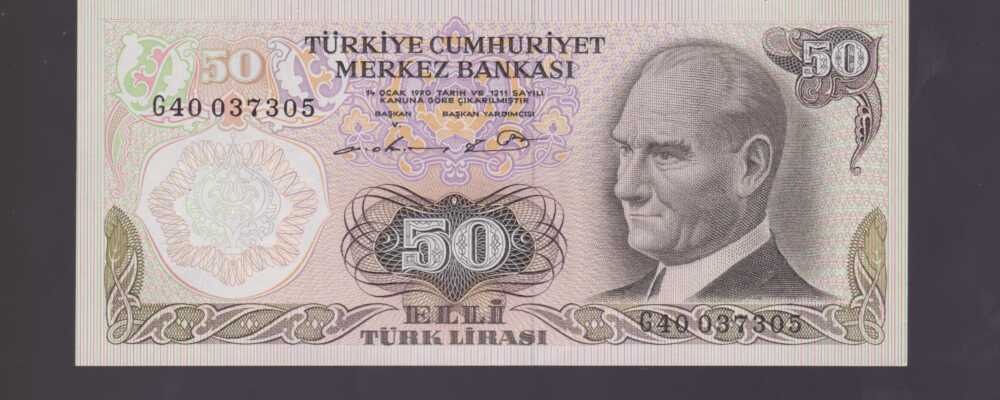 1976 - 50 Turk Lirasi - Turchia