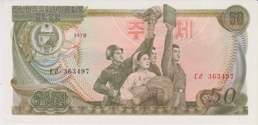 1978 - 50 Won - Corea del Nord