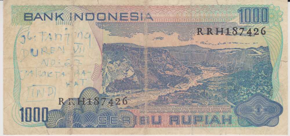 1980 - 1.000 Rupiah - Indonesia - immagine 2