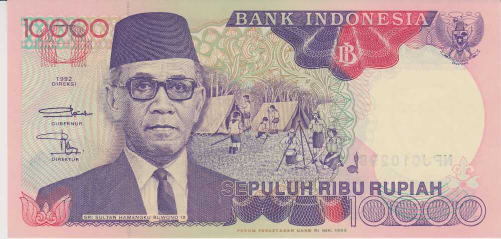 1992 - 10.000 Rupiah - Indonesia