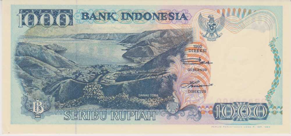 1992 - 1.000 rupiah - Indonesia