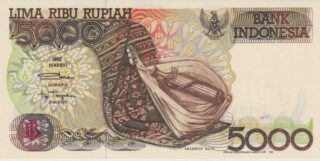 1992 - 5.000 Rupiah - Indonesia