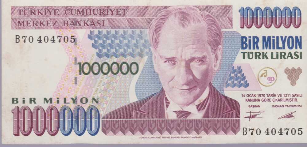 1995 - 1.000.000 Turk Lirasi - Turchia