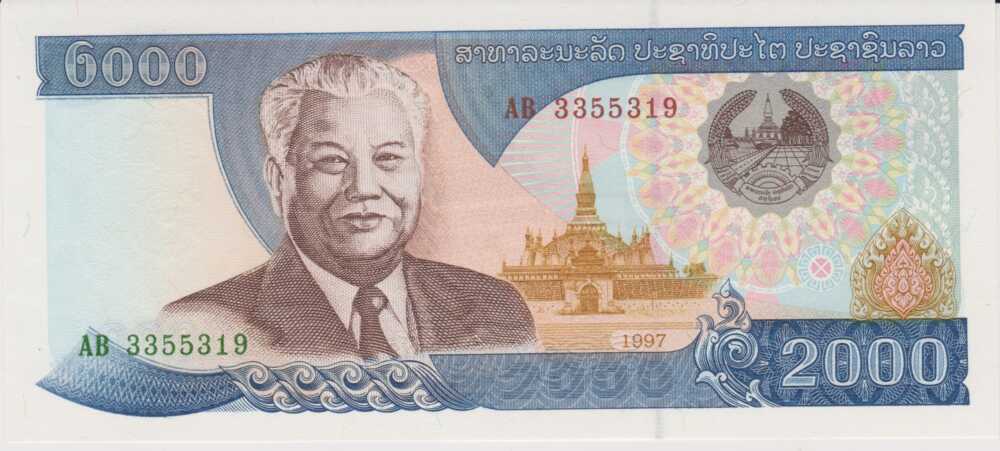 1997 - 2.000 Kip - Laos