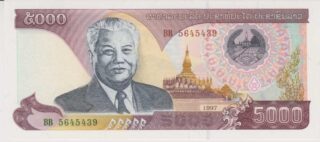 1997 - 5.000 Kip - Laos