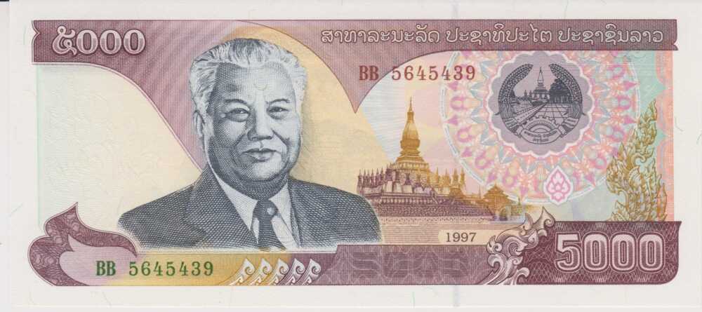 1997 - 5.000 Kip - Laos