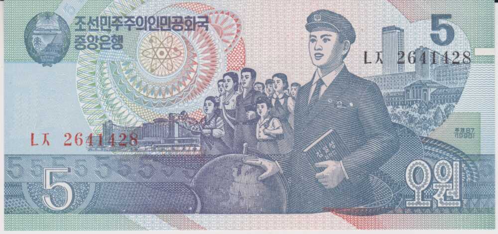 1998 - 5 Won - Corea del Nord