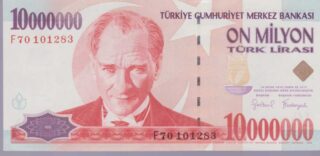 1999 - 10.000.000 Turk Lirasi - Turchia