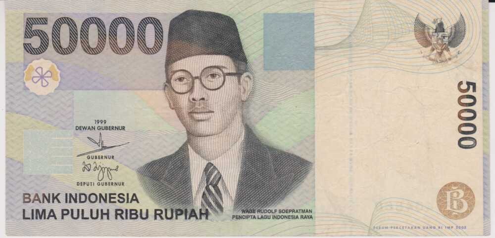 1999 - 50.000 Rupiah - Indonesia