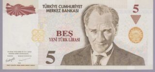 2005 - 5 Yeni Turk Lirasi - Turchia
