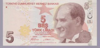 2009 - 5 Turk Lirasi - Turchia