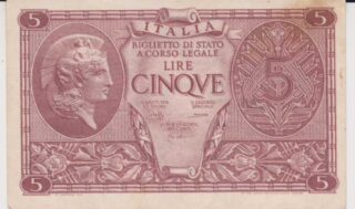 1944 - 5 Lire - Italia