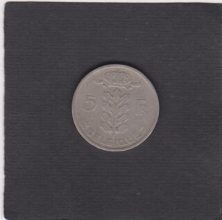 1950 - 5 Francs -Fronda di quercia coronato- Belgio