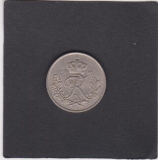 1956 - 25 Ore - Monogramma Reale del Re Federico IX - Danimarca