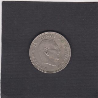 1961 - 1 Corona - Profilo del Re Federico IX - Danimarca