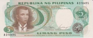1969 - 5 Piso - Filippine
