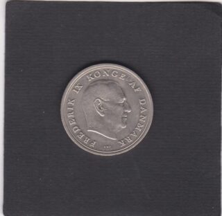 1972 -1 Corona - Profilo del Re Federico IX - Danimarca