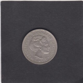 1975 - 1 Corona - Profilo della Regina Margherita II - Danimarca