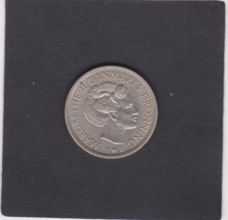 1980 - 1 Corona - Profilo della Regina Margherita II- Danimarca