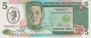 1990 - 5 Piso - Filippine