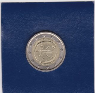 2009 - 2 euro - 10° Anniv. dell'Unione Economica e Monetaria - Italia