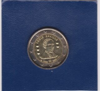 2009 - 2 euro - Bicentenario della Nascita di Louis Braille - Belgio